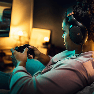 Lifestyle Image of Open-back Headphone HD 505 Copper Edition for Gaming