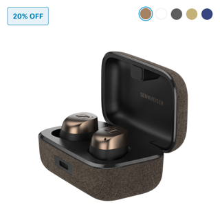 MOMENTUM Ture Wireless 4 with Sennheiser Days discount of 20% off 