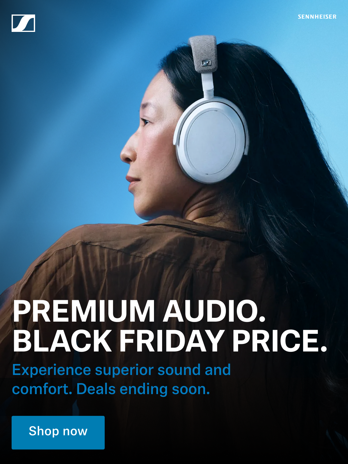 Premium Audio. Black Friday Price. Shop now.